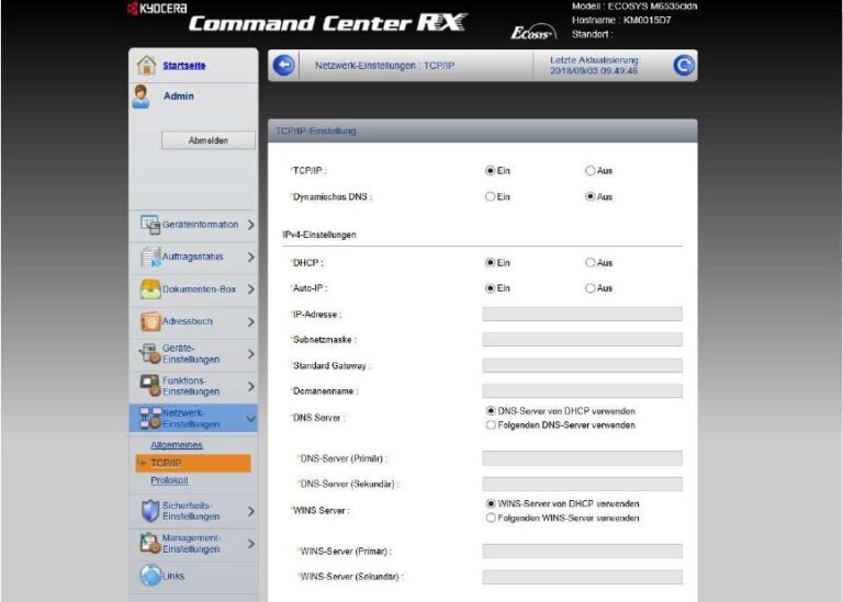 Set up Scan to Email